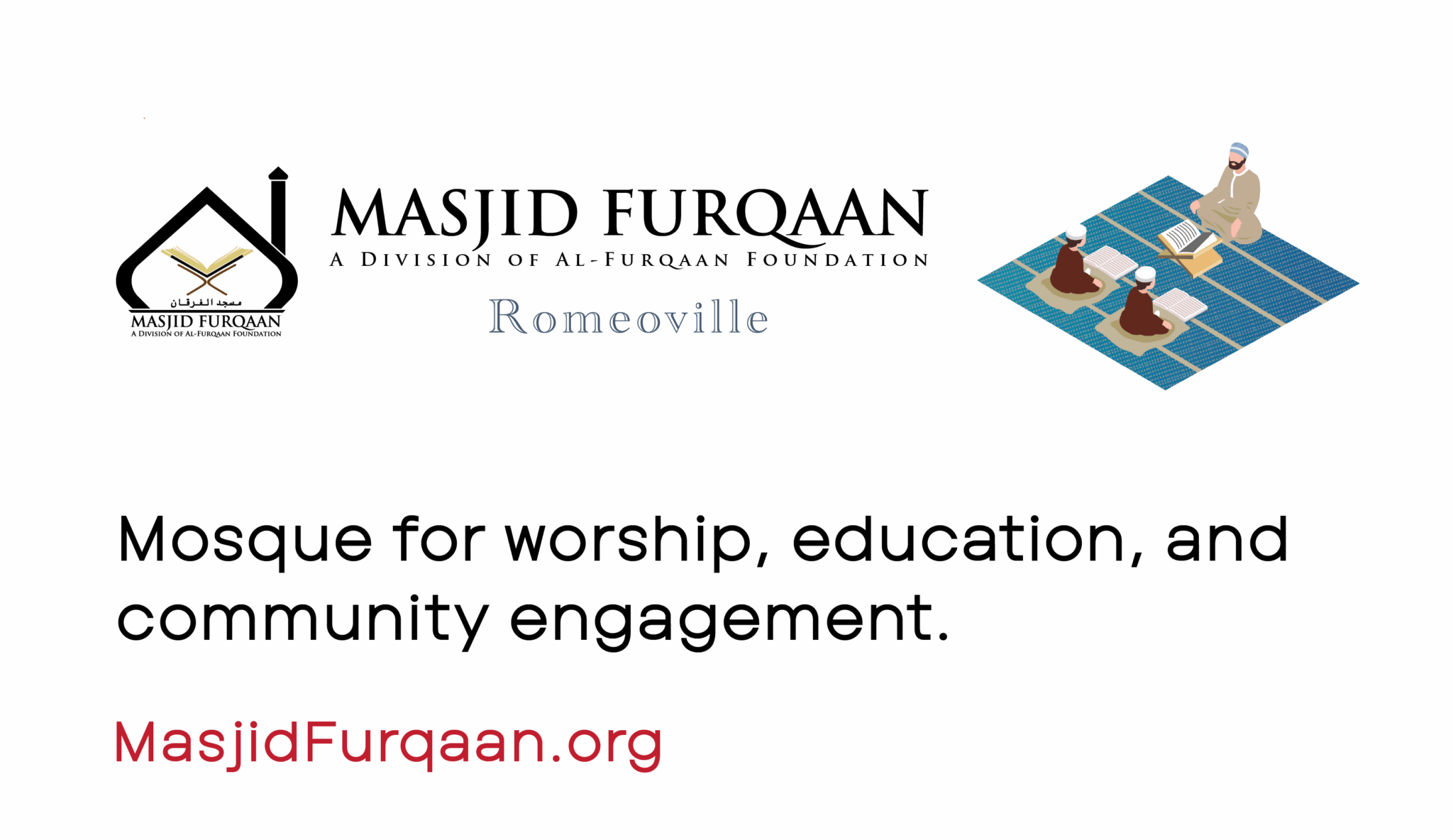 Masjid Furqaan Renovation logo