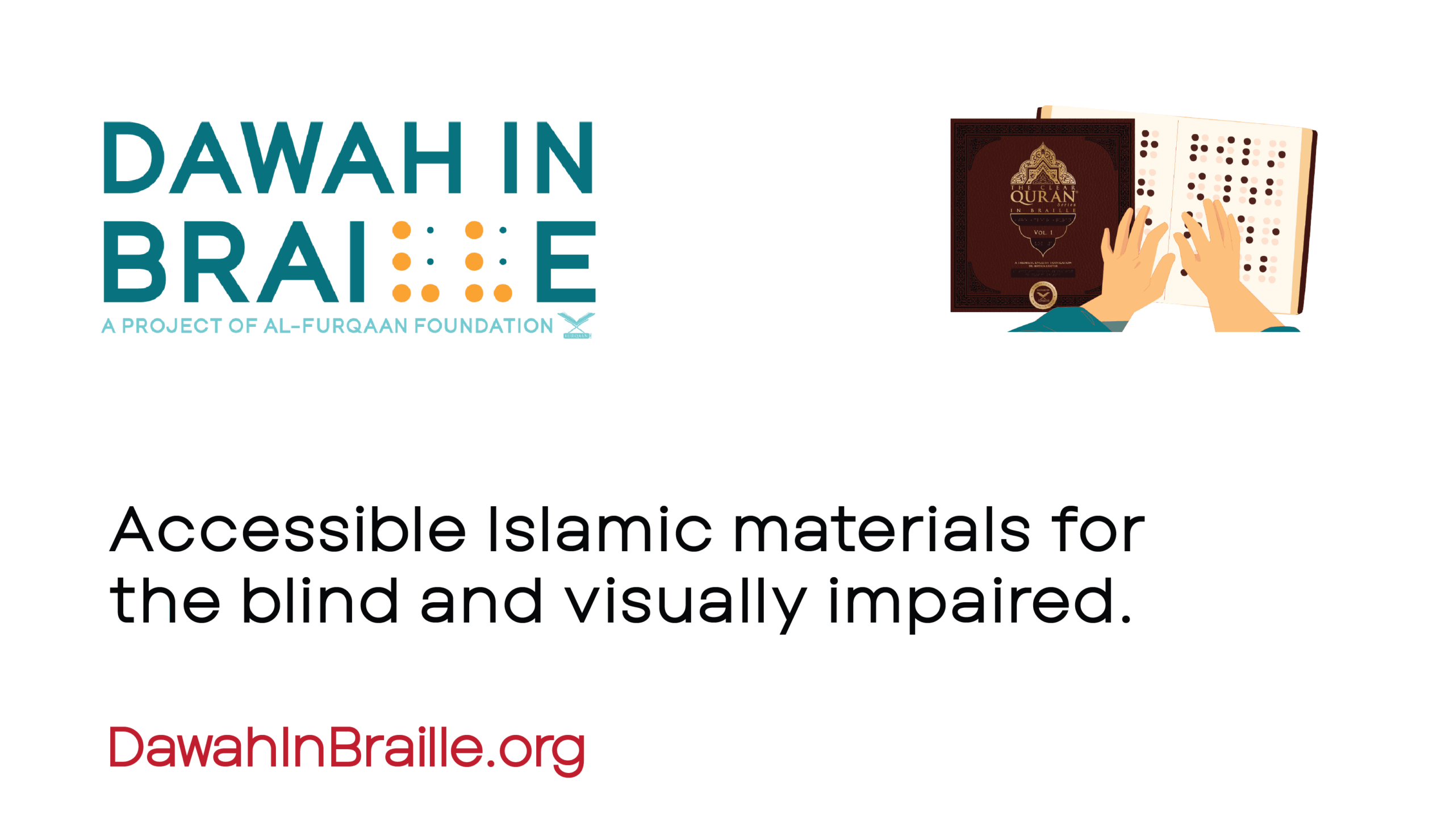 Dawah in Braille logo